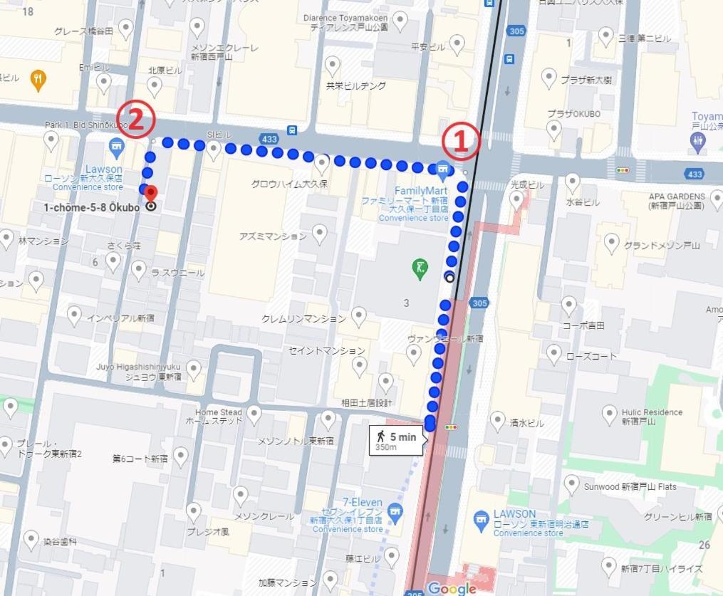 グレイシャス東新宿 東新宿駅徒歩4分 新大久保駅徒歩7分 新宿駅徒歩15分 歌舞伎町すぐ近く 美味しい韓国料理屋多数あります Tokio